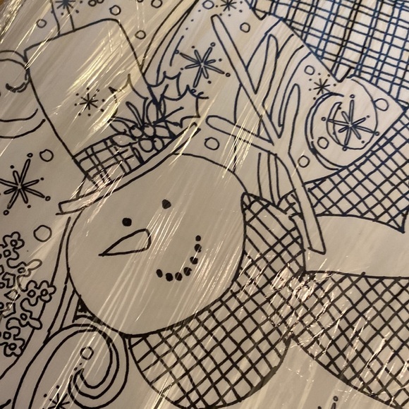 Christmas coloring placemats - set of 4 - 2 available - Picture 4 of 5